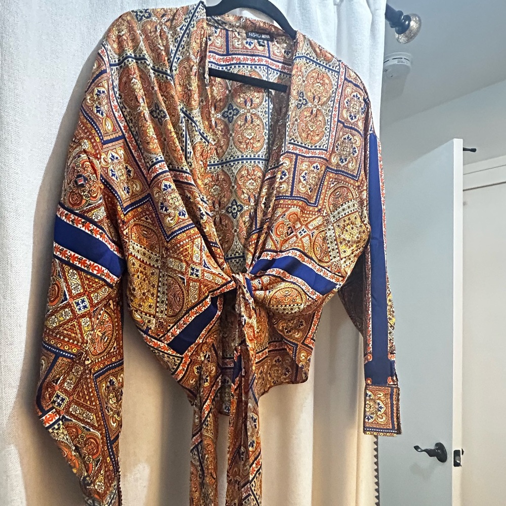 Fashion Nova wrap top